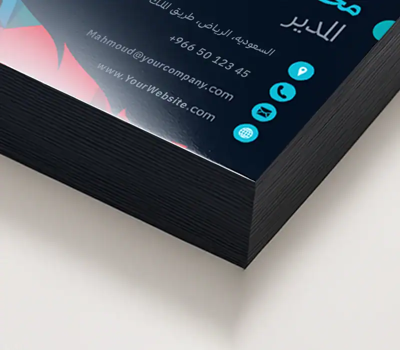 بطاقة تعريفية "بزنس كارد" سولفان لامع - 2