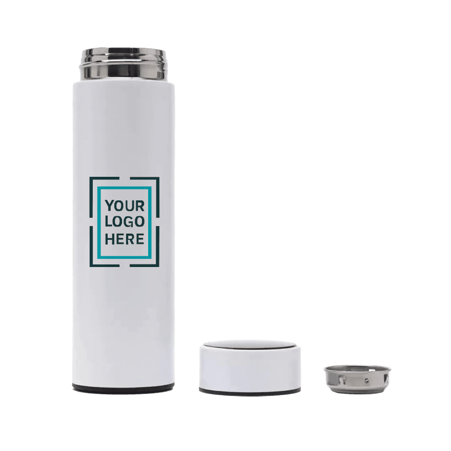 حافظة حرارية مزدوجة الجدار مع شاشة عرض للحرارة - 4