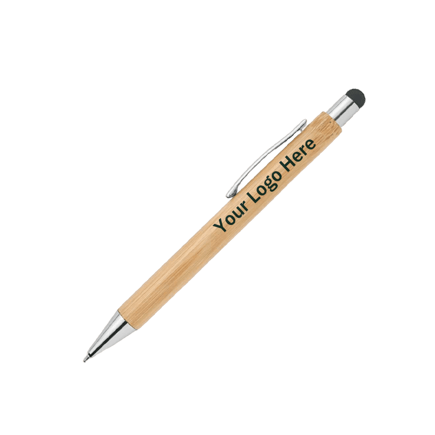 قلم من الخيزران  مع قلم لمس - 2