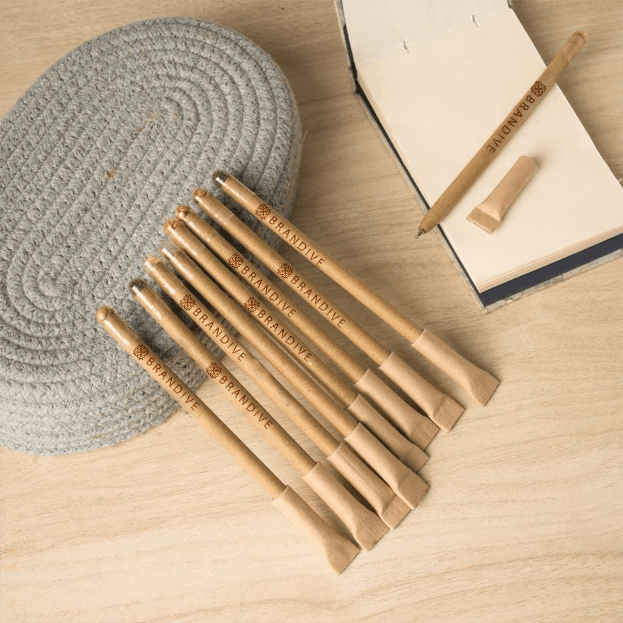 قلم مصنوع من ورق معاد تدويره - 4