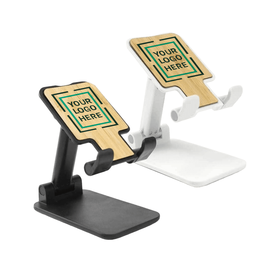 حامل هاتف قابل للطي بلمسة من الخيزران - 2