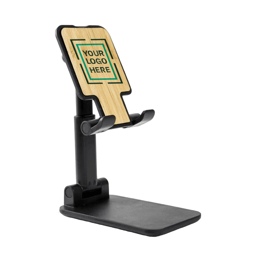 حامل هاتف قابل للطي بلمسة من الخيزران - 4