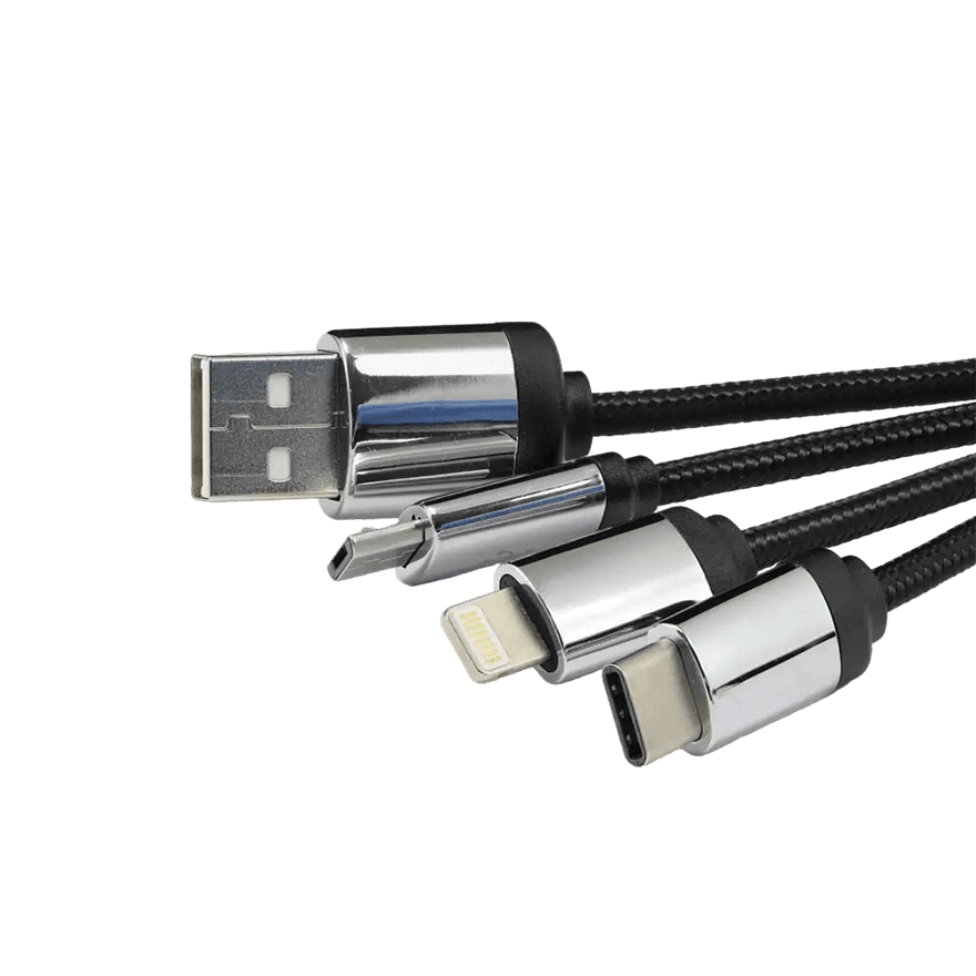 كابل شحن متعدد بشعار مضيء - 5 في 1 - 4