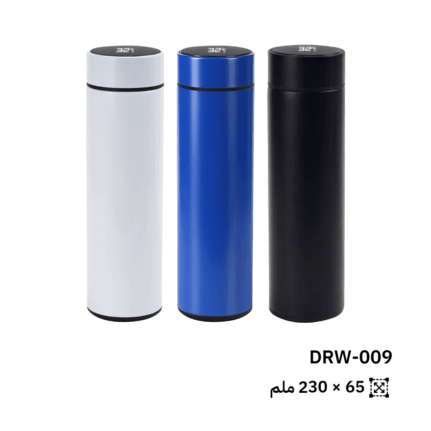 حافظة حرارية مزدوجة الجدار مع شاشة عرض للحرارة