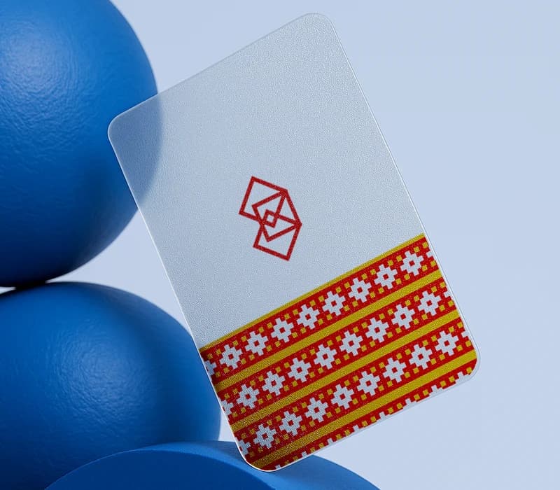 بطاقات عمل بلاستيك ثلجية (فروستد) - 3