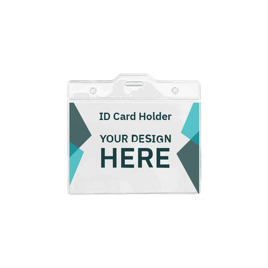 حامل بطاقة هوية بلاستيكي شفاف - 2