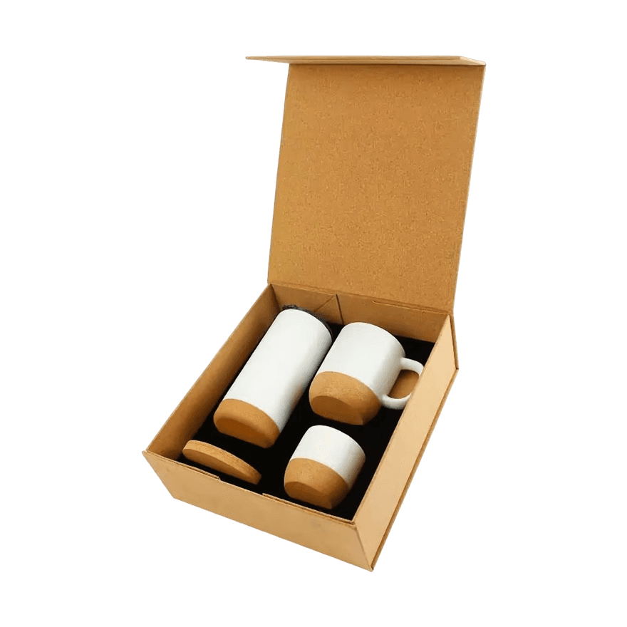 مجموعات هدايا صديقة للبيئة باللونين الأسود والأبيض. - 3