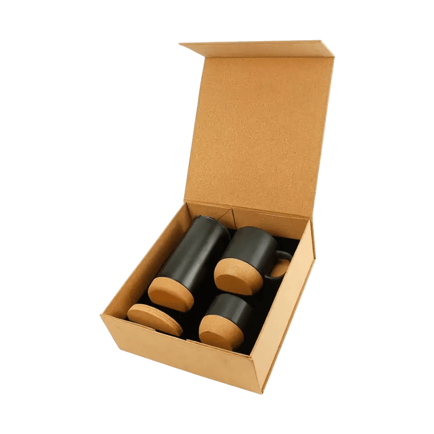 مجموعات هدايا صديقة للبيئة باللونين الأسود والأبيض. - 4