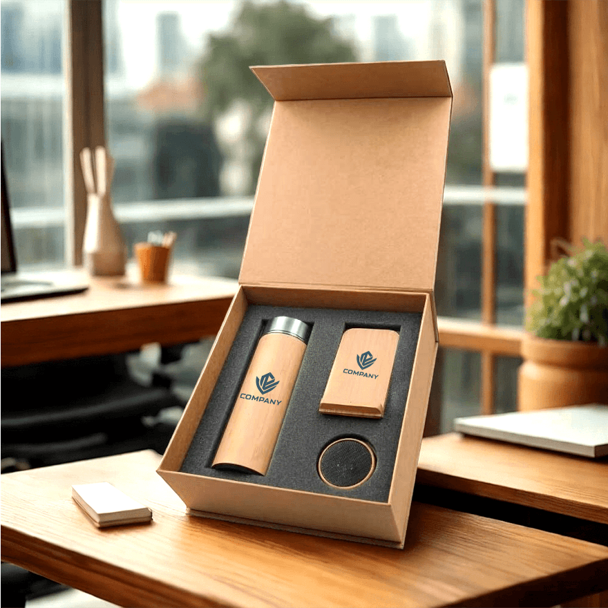 مجموعة هدايا من البامبو - 3