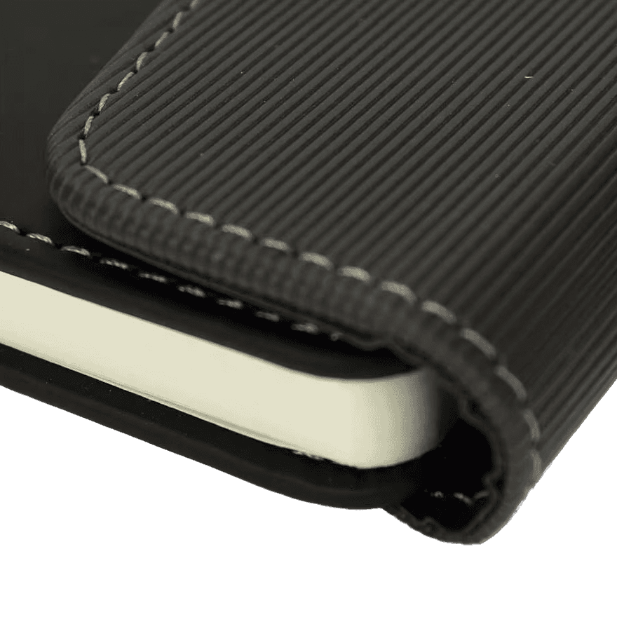 دفتر دورنييل A5 بغطاء صلب من PU مع لسان مغناطيسي - 4