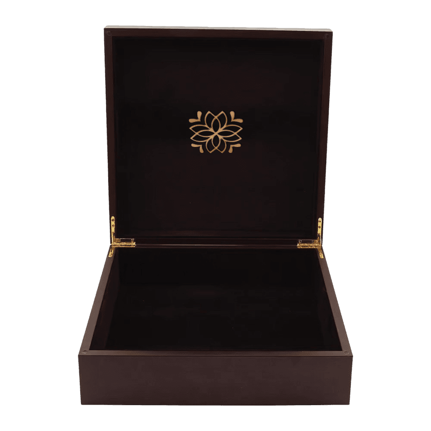 صندوق هدايا خشبي فاخر بسيط - 3