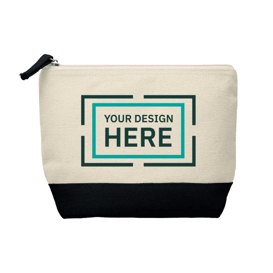 حقيبة سحاب قماش قطن - 3