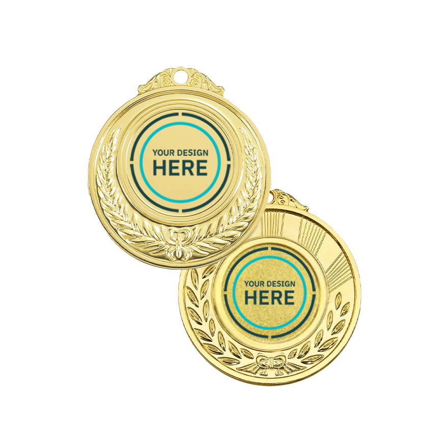 ميدالية ترويجية متميزة ذهبية - 3