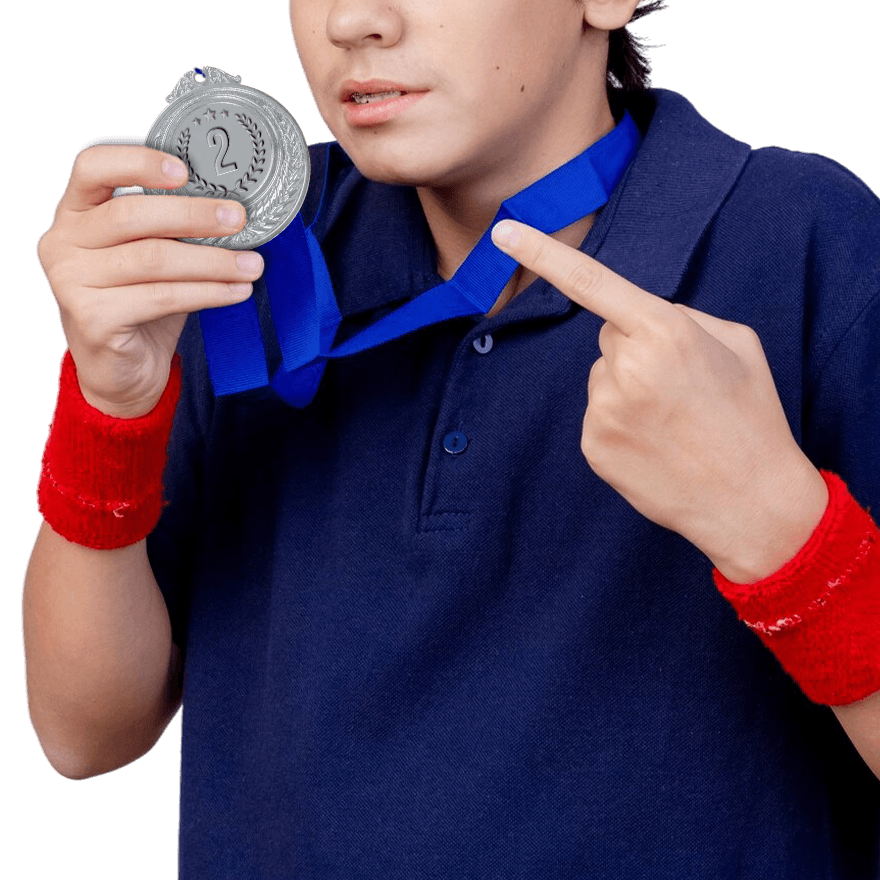 ميدالية ترويجية فاخرة فضية