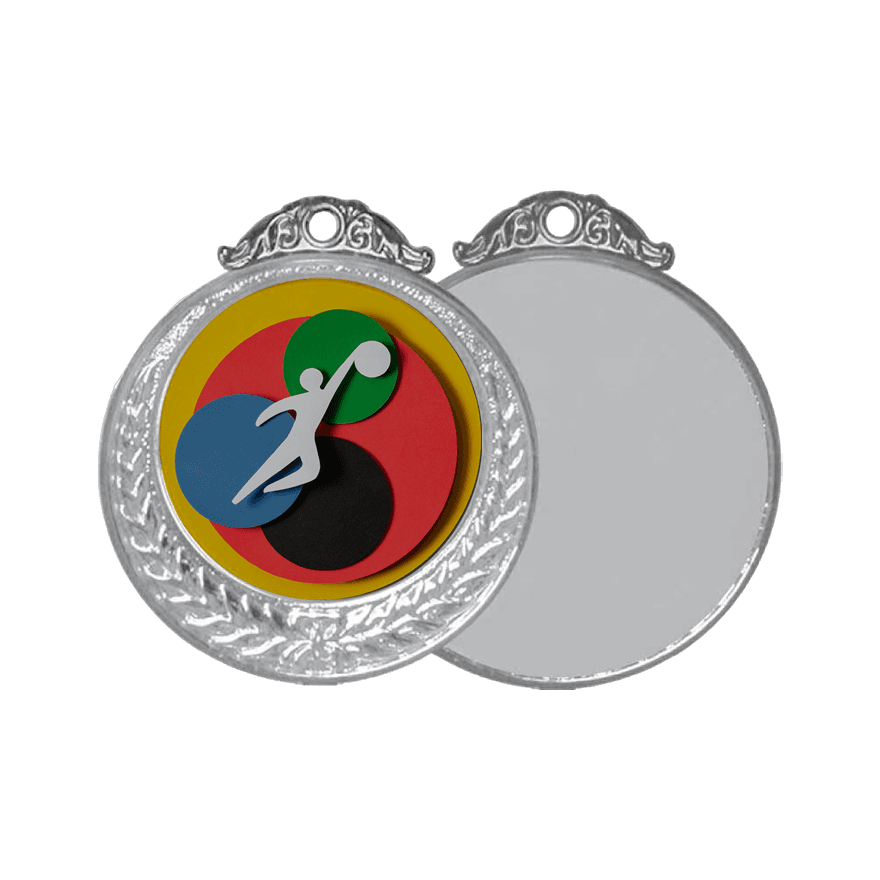 ميدالية ترويجية فاخرة فضية - 3