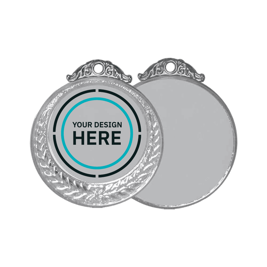 ميدالية ترويجية فاخرة فضية - 4