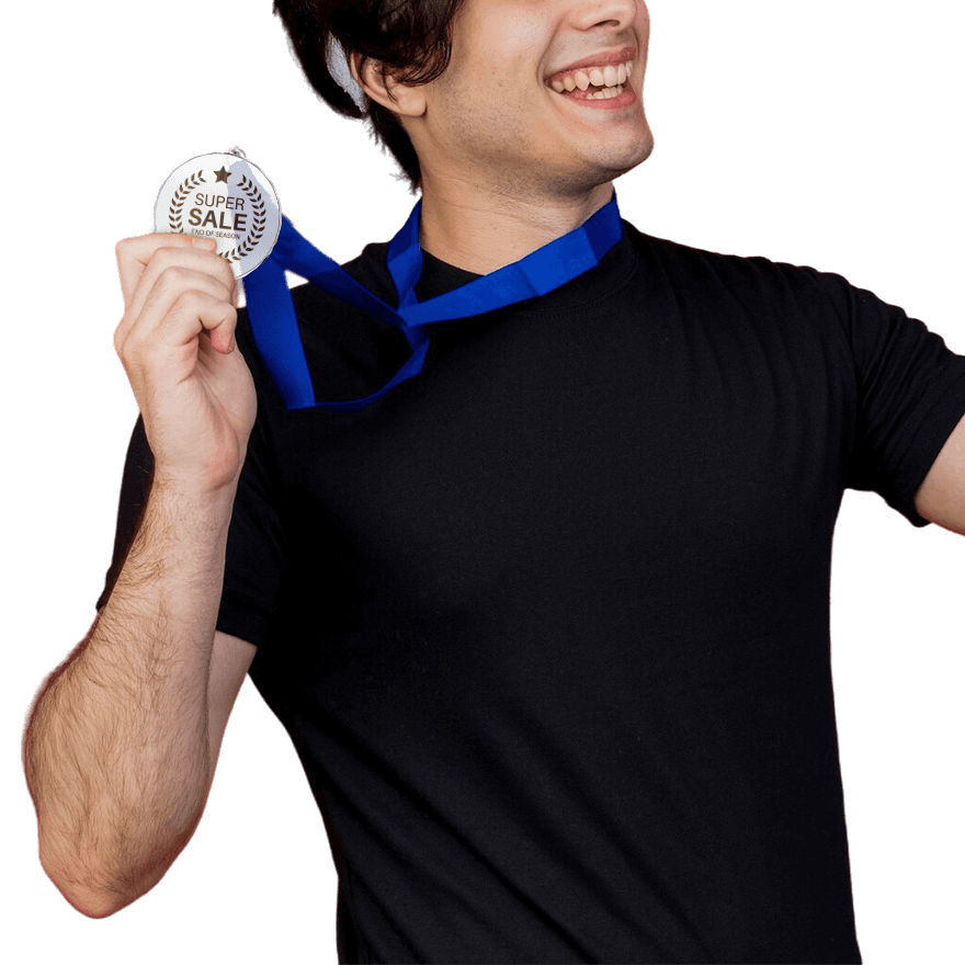 ميدالية زجاجية مخصصة - 2