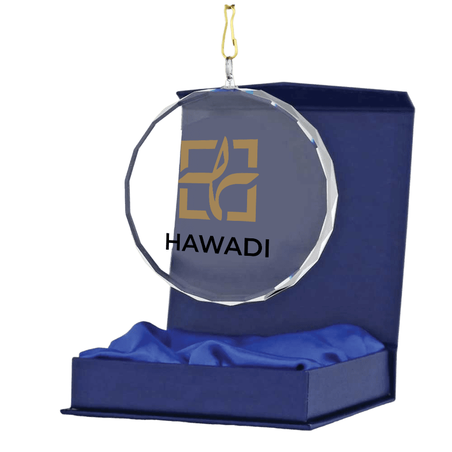 ميدالية زجاجية مخصصة - 4